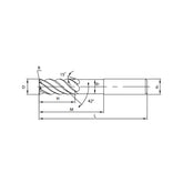Solid carbide milling Torus mill High-performance machining TM-5RP - Makotools Industrial Supply Tools for Metal Cutting